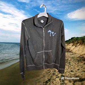 Perrin for Her Michigan Embroidered Zip Up Jacket Women's‎ Size S